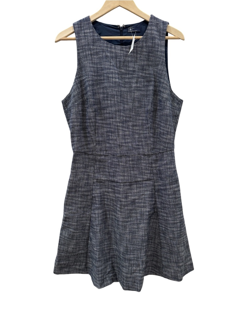GAP Sleeveless Midi Dress in Heather Blue-Gray - Picture 2 of 6